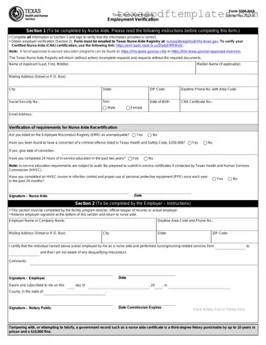 Blank Texas 5506 Nar PDF Template