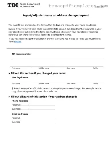 Blank Texas Fin533 PDF Template