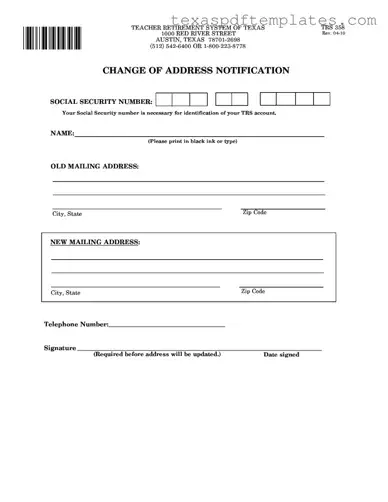 Blank Texas Trs 358 PDF Template